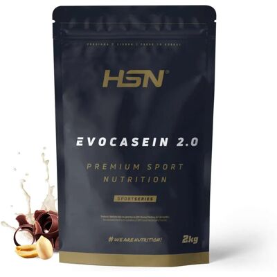 HSN Evocasein 2.0 Caseína Micelar - Vegetariano, 2kg, Chocolate & Cacahuete HSN Evocasein 2.0 Caseína Micelar - Vegetariano, 2kg, Chocolate & Cacahuete