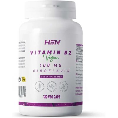 HSN Vitamina B2 - Riboflavina Pura - Vegana HSN Vitamina B2 - Riboflavina Pura - Vegana