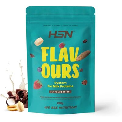 HSN Pó de Sabor para Proteína de Soro - 200g Chocolate & Amendoim HSN Pó de Sabor para Proteína de Soro - 200g Chocolate & Amendoim