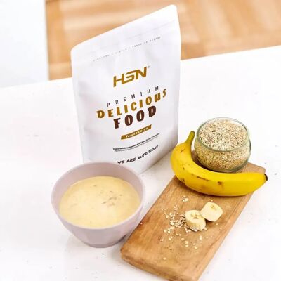 HSN Aveia Proteica Vegana Banana - Mingau HSN Aveia Proteica Vegana Banana - Mingau