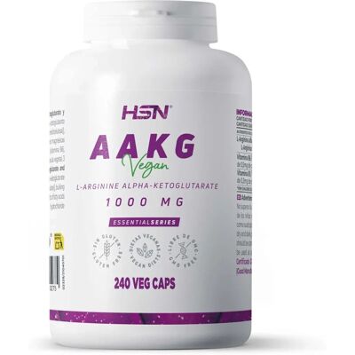HSN Arginina AAKG 1000mg Cápsulas Veganas - Complemento Alimentar HSN Arginina AAKG 1000mg Cápsulas Veganas - Complemento Alimentar
