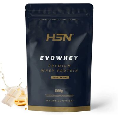 HSN Evowhey proteína 2.0 - Proteína de Suero de Chocolate Blanco y Cacahuete HSN Evowhey proteína 2.0 - Proteína de Suero de Chocolate Blanco y Cacahuete