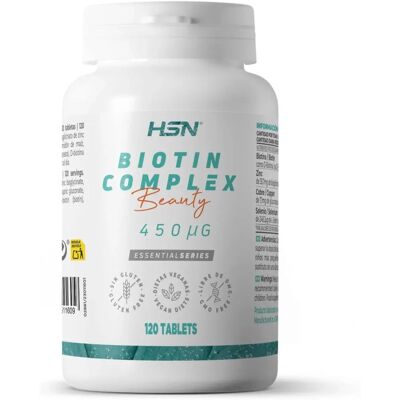 HSN 450MCG Complexo de Biotina Vegano HSN 450MCG Complexo de Biotina Vegano