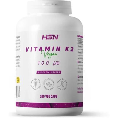 HSN 240 veg caps - Vitamina K2 100mcg, Vegetal, Com Vitamina C HSN 240 veg caps - Vitamina K2 100mcg, Vegetal, Com Vitamina C