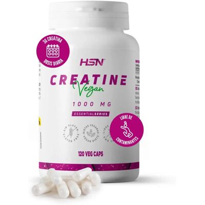 HSN Creatina Monohidratada 120 Cápsulas Veganas - Complemento alimentar HSN Creatina Monohidratada 120 Cápsulas Veganas - Complemento alimentar