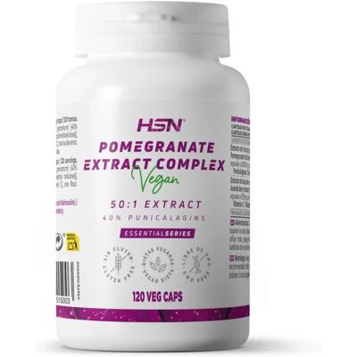 HSN - Extracto de Granada - 40% Punicalaginas - 120 cápsulas vegetales HSN - Extracto de Granada - 40% Punicalaginas - 120 cápsulas vegetales