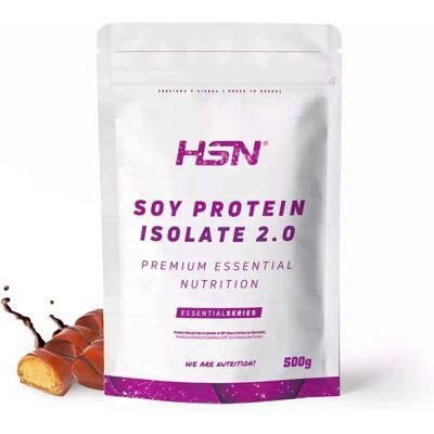 HSN Isolado de Proteína de Soja 2.0 - Chocolate e Avelã - 500g - Suplemento de Proteínas HSN Isolado de Proteína de Soja 2.0 - Chocolate e Avelã - 500g - Suplemento de Proteínas
