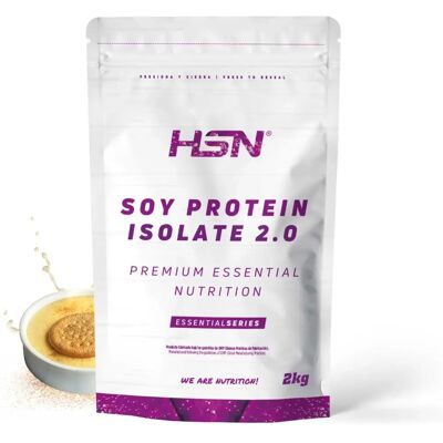 HSN 2kg Isolado de Proteína de Soja - Cremoso & Vegano HSN 2kg Isolado de Proteína de Soja - Cremoso & Vegano