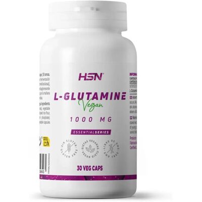 HSN L-Glutamina 1000Mg - Cápsulas Veganas - Suplemento Alimentar HSN L-Glutamina 1000Mg - Cápsulas Veganas - Suplemento Alimentar