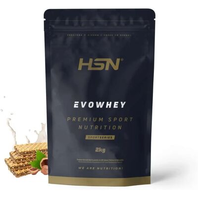HSN Evowhey Proteínas de suero 2kg - Galleta con crema de avellana HSN Evowhey Proteínas de suero 2kg - Galleta con crema de avellana