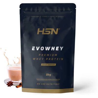 HSN Evowhey Proteína 2.0 - Concentrado de suero 80% - 2kg - Té chai con leche HSN Evowhey Proteína 2.0 - Concentrado de suero 80% - 2kg - Té chai con leche