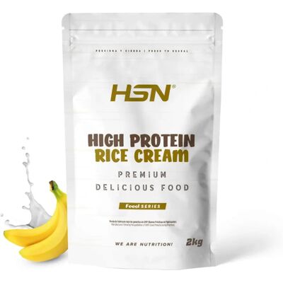 HSN Creme de arroz proteica - 2kg, banana HSN Creme de arroz proteica - 2kg, banana