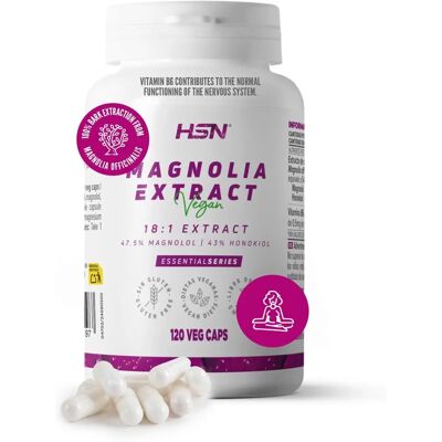 HSN | Extrato de casca de magnólia 18:1 300mg - 120 cápsulas vegetais HSN | Extrato de casca de magnólia 18:1 300mg - 120 cápsulas vegetais