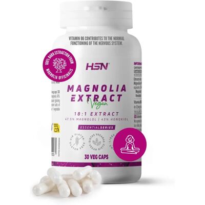 HSN Extrato de magnólia 300mg - Extrato de ervas HSN Extrato de magnólia 300mg - Extrato de ervas