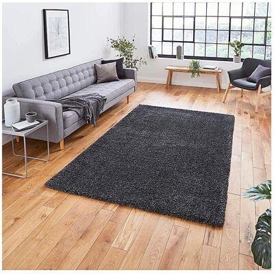 Think Rugs Sierra 9000 Dark Grey - Shaggy Rug 120x170cm Think Rugs Sierra 9000 Dark Grey - Shaggy Rug 120x170cm