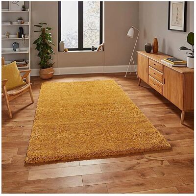Think Rugs Sierra 9000 Yellow - 120x170cm Shaggy Rug Think Rugs Sierra 9000 Yellow - 120x170cm Shaggy Rug