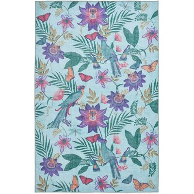 Catherine Lansfield Amaya Tropical Birds Purple Rug - Rug Catherine Lansfield Amaya Tropical Birds Purple Rug - Rug