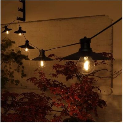 NOMA - 6-LED Saucer Festoon Lights - Outdoor Lights NOMA - 6-LED Saucer Festoon Lights - Outdoor Lights