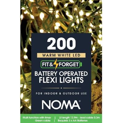 NOMA - 200 Mini LED Flexwire - Warm White NOMA - 200 Mini LED Flexwire - Warm White