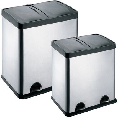 URBN Living - 60L - 2 Compartments - Pedal - Waste Bin URBN Living - 60L - 2 Compartments - Pedal - Waste Bin