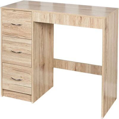 URBN Living - Oak Dressing Desk - Oak Carcass - Desk URBN Living - Oak Dressing Desk - Oak Carcass - Desk