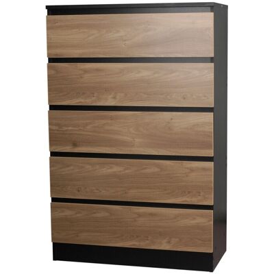 Skagen - BlackOak - 5 Drawer - No Handles - Chest Skagen - BlackOak - 5 Drawer - No Handles - Chest