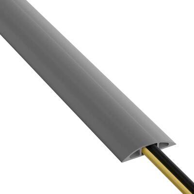 D-Line Cable Protector - 9m - Gray - Low Profile - Cable Cover D-Line Cable Protector - 9m - Gray - Low Profile - Cable Cover