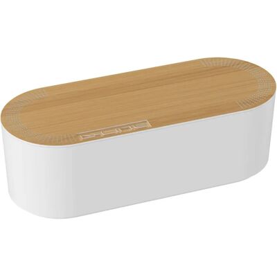 D-Line CableBox - Grand blanc couvercle effet bois - Organisateur de câbles - Publicité D-Line CableBox - Grand blanc couvercle effet bois - Organisateur de câbles - Publicité