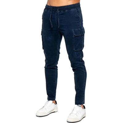 Enzo Men's Marine Cargo Pants - Cargo Pants Enzo Men's Marine Cargo Pants - Cargo Pants