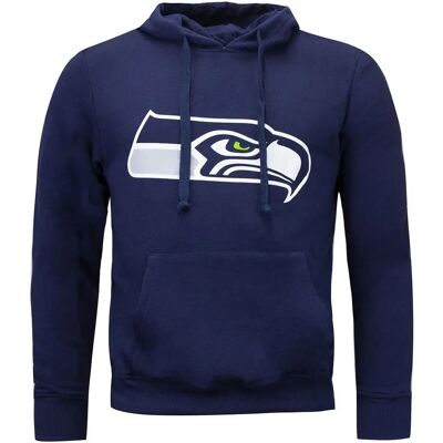 Fanatics Seattle Seahawks Navy Blue Hoodie - Long Sleeve Mens Pullover Fanatics Seattle Seahawks Navy Blue Hoodie - Long Sleeve Mens Pullover