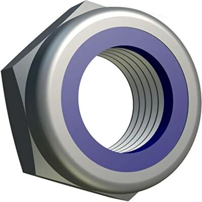Keple - P-ISO10511-M10-ZN-P10 - Porca de bloqueio hexagonal Keple - P-ISO10511-M10-ZN-P10 - Porca de bloqueio hexagonal