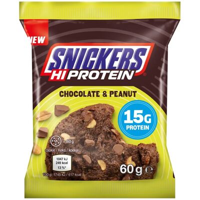 Snickers Chocolate Peanut Cookie - High Protein Cookies Snickers Chocolate Peanut Cookie - High Protein Cookies