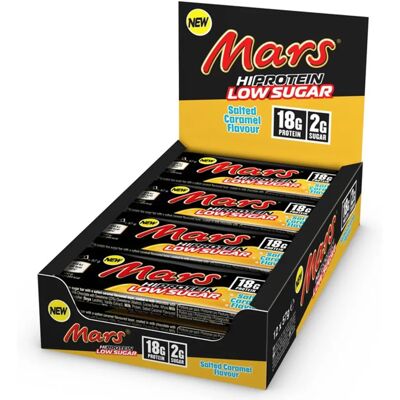 Mars Barras de Proteína com Baixo Açúcar - 55g Caramelo Salgado - 12 unidades Mars Barras de Proteína com Baixo Açúcar - 55g Caramelo Salgado - 12 unidades