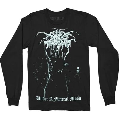 Darkthrone Under A Funeral Moon - Långärmad T-shirt - Svart Darkthrone Under A Funeral Moon - Långärmad T-shirt - Svart
