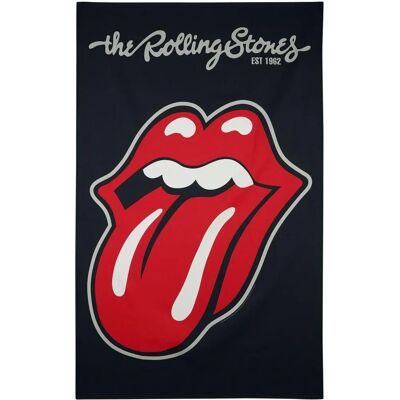 Rolling Stones Tongue Textilposter - Svart Rolling Stones Tongue Textilposter - Svart