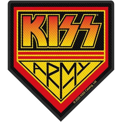 Kiss Army Unisex Toppa - Musta Punainen Keltainen - Vaatekappaleen Toppa Kiss Army Unisex Toppa - Musta Punainen Keltainen - Vaatekappaleen Toppa