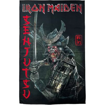 Iron Maiden Senjutsu Textilposter - Svart - Väggdekoration Iron Maiden Senjutsu Textilposter - Svart - Väggdekoration
