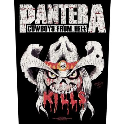 Pantera Kills Band Logo Bakrepatch - Svart Pantera Kills Band Logo Bakrepatch - Svart