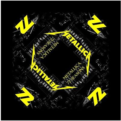 Metallica 72 Seasons svart bomullsbandana - Bandana Metallica 72 Seasons svart bomullsbandana - Bandana