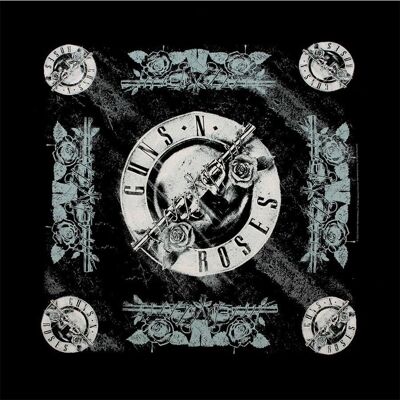 Guns N' Roses Svart Logo Bandana - Bandana Guns N' Roses Svart Logo Bandana - Bandana