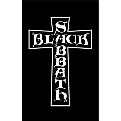 Black Sabbath Textilplakat - Kors - Poster Black Sabbath Textilplakat - Kors - Poster
