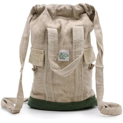 Four Candle Hemp Cotton Laptop Backpack - Laptop Backpack Four Candle Hemp Cotton Laptop Backpack - Laptop Backpack