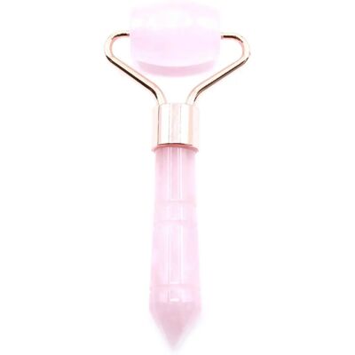 SMART STORE Rouleau Facial Quartz Rose - Outil de Massage - Publicité SMART STORE Rouleau Facial Quartz Rose - Outil de Massage - Publicité