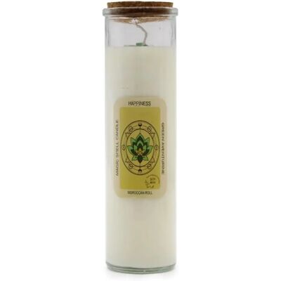Marka: Cztery Świece Aventuryn Zielony Magia - Świeca Szczęścia Marka: Cztery Świece Aventuryn Zielony Magia - Świeca Szczęścia