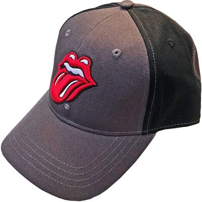 The Rolling Stones Classic Tongue Charcoal Snapback - Baseball Cap The Rolling Stones Classic Tongue Charcoal Snapback - Baseball Cap