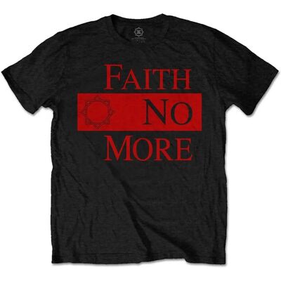 HeyRusty Faith No More Unisex Stjärna Svart T-shirt - T-shirt HeyRusty Faith No More Unisex Stjärna Svart T-shirt - T-shirt