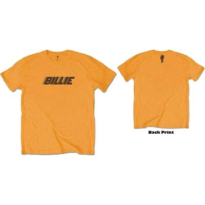 Unisex Orange Racer Logo & Blohsh T-Shirt - Billie Eilish Unisex Orange Racer Logo & Blohsh T-Shirt - Billie Eilish