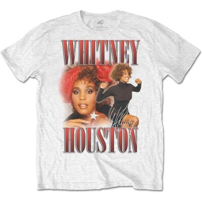 HeyRusty Whitney Houston - Vit X-large T-shirt - Hyllning till 90-talet HeyRusty Whitney Houston - Vit X-large T-shirt - Hyllning till 90-talet