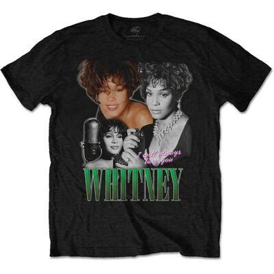 HeyRusty Whitney Houston - Svart Xx-large T-shirt HeyRusty Whitney Houston - Svart Xx-large T-shirt