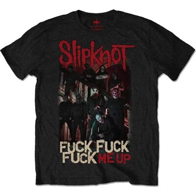 HeyRusty Slipknot - Fuck Me Up Schwarz - T-Shirt HeyRusty Slipknot - Fuck Me Up Schwarz - T-Shirt